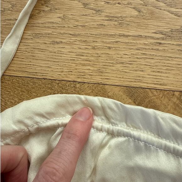 Cosette di Ames - Aria Silk Satin Corset Top in Champagne Gold - Picture 2 of 7